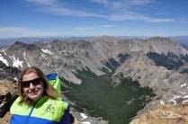 No cume do Cerro Piltriquitrón, em El Bolsón, na Argentina